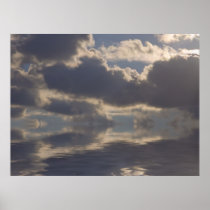 Sky Kissing The Sea Posters