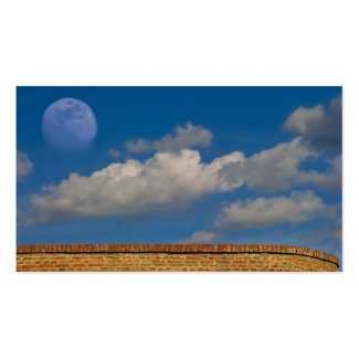 sky, moon, wall business card templates