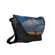 sky, moon, wall messenger bags
