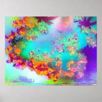 sky of flowers posters