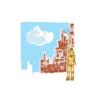 “Sky Painter” by Reuben Rude Shirt by mozilla