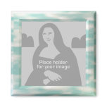 Sky Picture Frame Template Refrigerator Magnet
