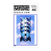 'Sky Sculpture 9' postage by Pro_Artz 'Sky Sculpture 9' postage