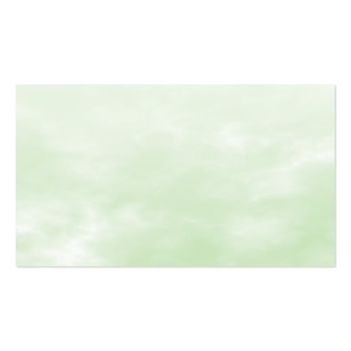 Sky Texture - Light Green Business Card Template (back side)