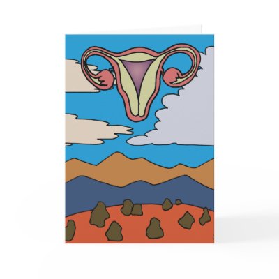 Sky Uterus Card by littlepig