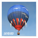Skybird Hot Air Balloon posters by vulgarwizard Skybird Hot Air Balloon posters