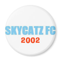SKYCATZFC TEXT 2002 Magnet by Rickblunt SKYCATZFC TEXT 2002 Magnet