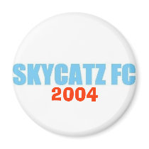 SKYCATZFC TEXT 2004 Magnet by Rickblunt SKYCATZFC TEXT 2004 Magnet