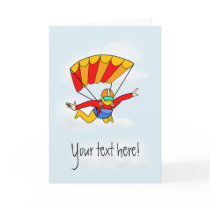 Skydive - Add your own text! cards by ArtbyJean Skydive - Add your own text! cards