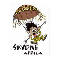 Skydive Africa Framed Print by ArtbyJean Skydive Africa Framed Print