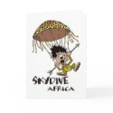 Skydive Africa Happy Birthday Card