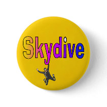 Skydive Button - 3 by ArtbyJean Skydive Button - 3