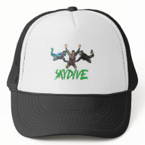 Skydive - Green Text Hats