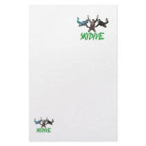 Skydive - Green Text Stationery Design