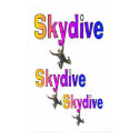 Skydive Poster posters by ArtbyJean Skydive Poster posters