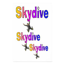 Skydive Poster posters by ArtbyJean Skydive Poster posters