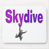 Skydive Purple Mousepads