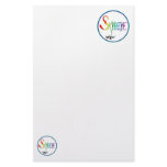 Skydive Rainbow Circle Stationery Design