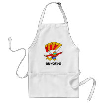 Skydive Red Yello Parachute Aprons
