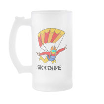 Skydive Red Yello Parachute Coffee Mugs