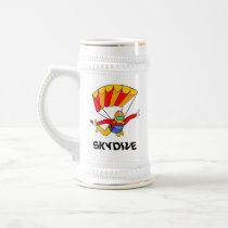 Skydive Red Yello Parachute Mugs