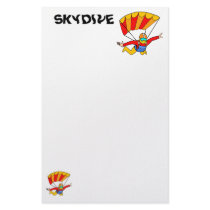 Skydive Red Yello Parachute Customized Stationery