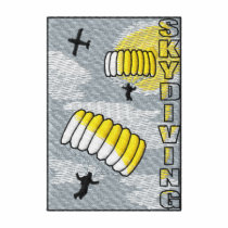 Skydiver Logo embroidered shirts by ZazzleEmbroidery Skydiver Logo embroidered shirts