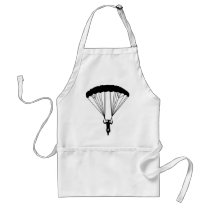 skydiver silhouette aprons