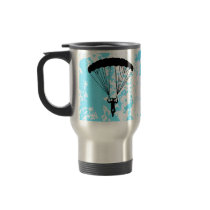 skydiver silhouette mug