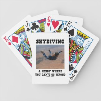 Skydiving A Hobby Where You Can't Go Wrong Card Decks