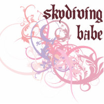 Skydiving Babe photo sculptures by busybees Skydiving Babe photo sculptures