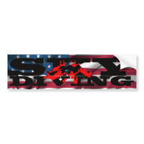 Skydiving Bumper Sticker