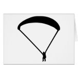 Skydiving Greeting Card