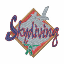 Skydiving embroidered shirts by ZazzleEmbroidery Skydiving embroidered shirts