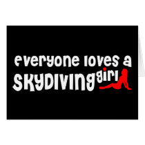 Skydiving Greeting Card