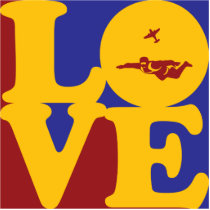 Skydiving Love photo sculptures by sciencewillprevail Skydiving Love photo sculptures