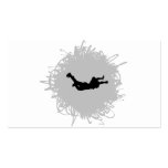 Skydiving Scribble Style Business Card