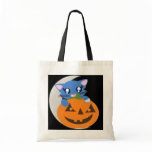 Skye Pumpkin Toon Kitty Moon Bag