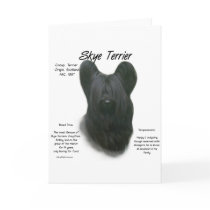 Skye Terrier History Design cards