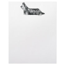 Skye Terrier Customized Letterhead