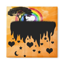 skyislandrainbow magnets by All_U_need_is_l0ve skyislandrainbow magnets