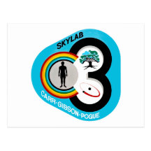 Skylab 3 Mission Patch Postcard