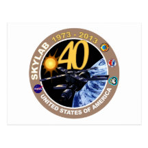 SKYLAB:  40th Anniversary Logo! Post Card