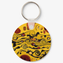 Skyland Abstract keychains by MyOtherPlanet Skyland Abstract keychains
