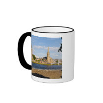 Skyline and river of quaint town of Inverness Coffee Mugs