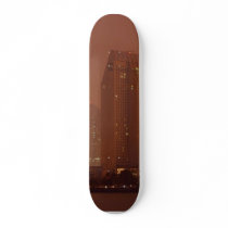 Skyline City Cities Fog Morning 3 skateboards