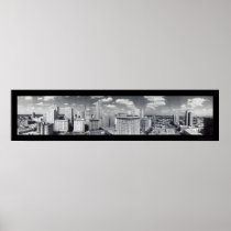 Skyline Houston TX Photo 1949 Print