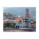 skyline in Puerto Vallarta postcard