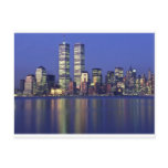 Skyline New York with World Trade Center Post Card