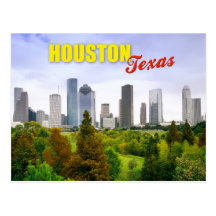 Skyline of Houston, Texas Postcards